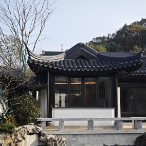 四合院古建凉亭效果图