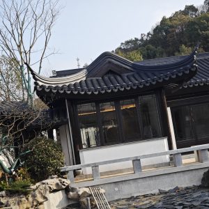 四合院古建凉亭效果图