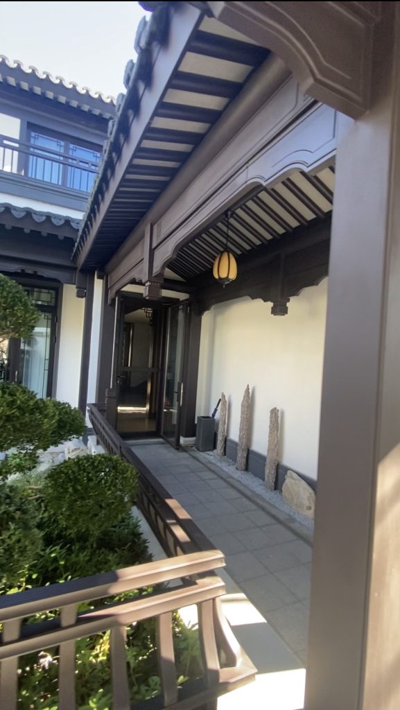 苏式铝代木金花板构件中式门楣铝挂落铝合金花板挂落回纹板铝代木屋檐檐口装饰定制